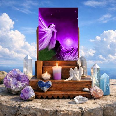 You Are Never Alone Altar Card by Montserrat