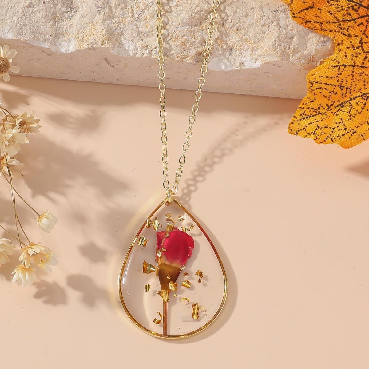 Tea Rose Forever Pendant