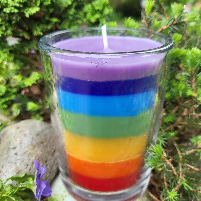 Seven‑Layer Chakra Jar Candle
