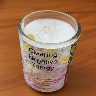 Clearing Negative Energy Candle for Purification, Protection &amp; Renewal