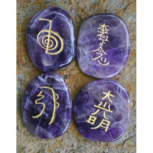 Reiki Stone Set in Amethyst