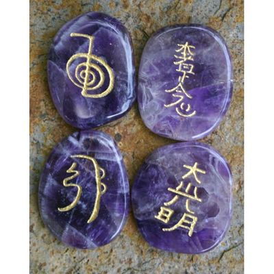 Reiki Stone Set in Amethyst