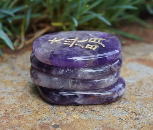 Reiki Stone Set in Amethyst
