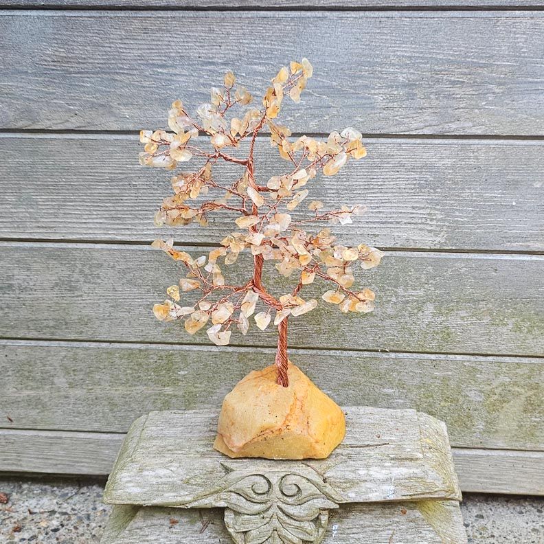 Citrine Radiance Tree | Gemstone Tree for Joy, Clarity &amp; Creative Energy