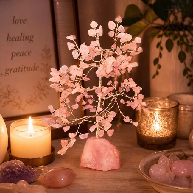Gemstone Tree Collection  | Rose Quartz • Citrine • Jade