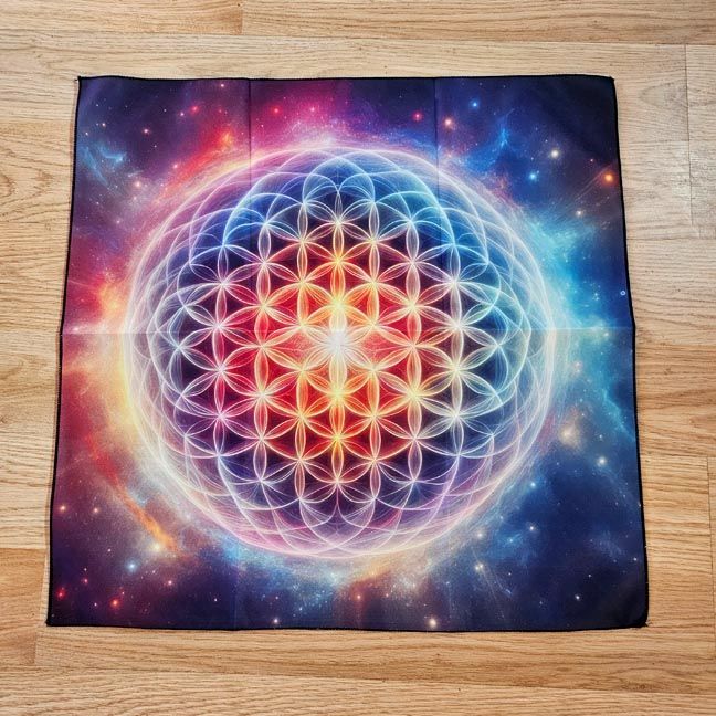 Flower of Life Altar Cloth 18" x 18"