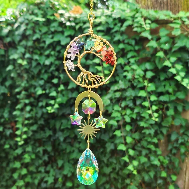 Tree of Life Chakra Suncatcher
