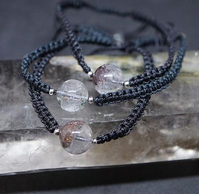Shaman Quartz Adjustable Bracelet — 12mm One‑of‑a‑Kind Earth Wisdom Stone