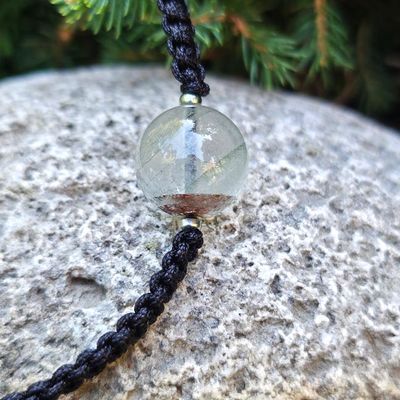 Shaman Quartz Adjustable Bracelet — 12mm One‑of‑a‑Kind Earth Wisdom Stone