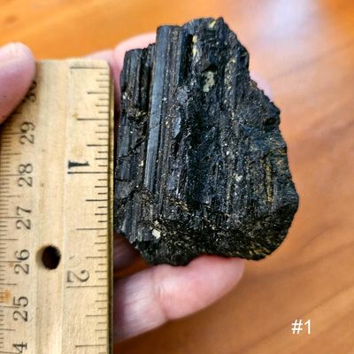 Raw Black Tourmaline Collection — One‑of‑a‑Kind Chunky Pieces (2"–3")