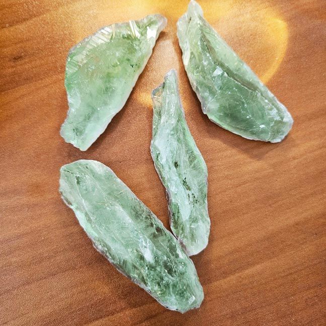 Green Amethyst Crystals