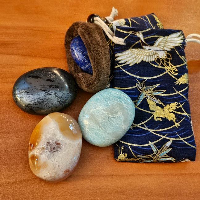 Large Palm Stones — Hand‑Cut, One‑of‑a‑Kind
