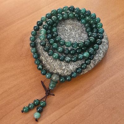 Elastic Mala Bracelets &amp; Necklaces — Multiple Gemstone Styles