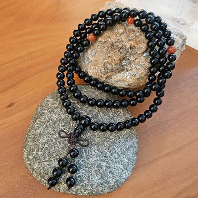 Elastic Mala Bracelets &amp; Necklaces — Multiple Gemstone Styles