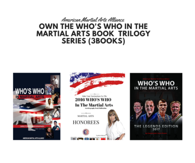 Own the Who&#39;s Who in the Martial arts Book  Trilogy Series ( 3Books)