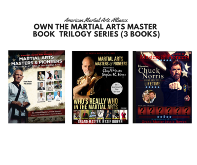 Own the Martial Arts Masters &amp; Pioneers Biography Book Trilogy Series ( 3 Books)