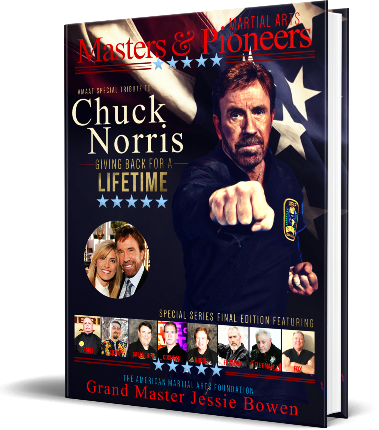 Martial Arts Masters & Pioneers Volume 3 Hardcover - Tribute to GM Chuck Norris