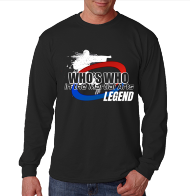 AMAA Who&#39;s Who in the Martial Arts Legends Long Sleeve Shirt