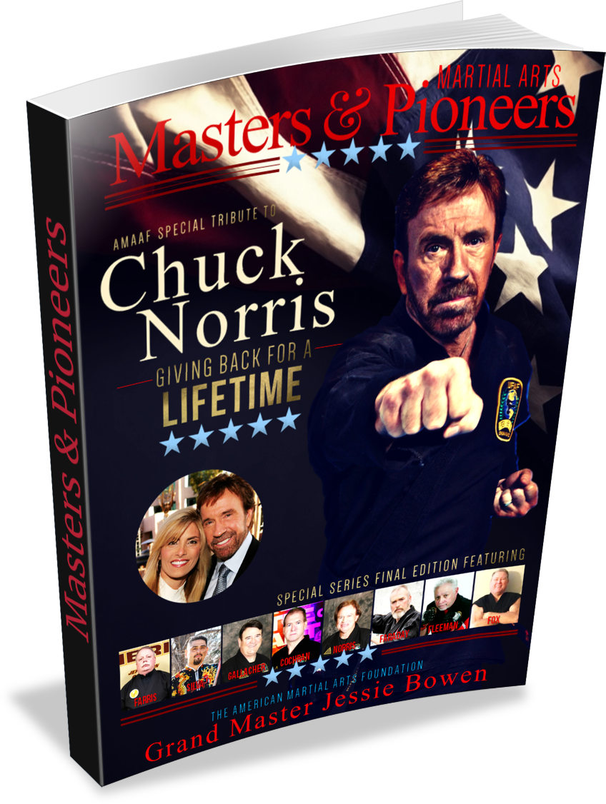 Make a Donation, Get a Complimentary Copy of the Chuck Norris Martial Arts Masters & Pioneers Biography Book