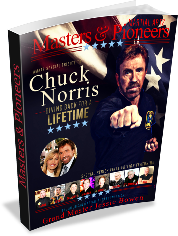 Make a Donation, Get a Complimentary Copy of the Chuck Norris Martial Arts Masters & Pioneers Biography Book