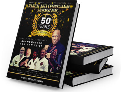 Limited Edition Martial Arts Extraordinaire Biography Book Signed Copy by Grandmaster Ron Van Clief