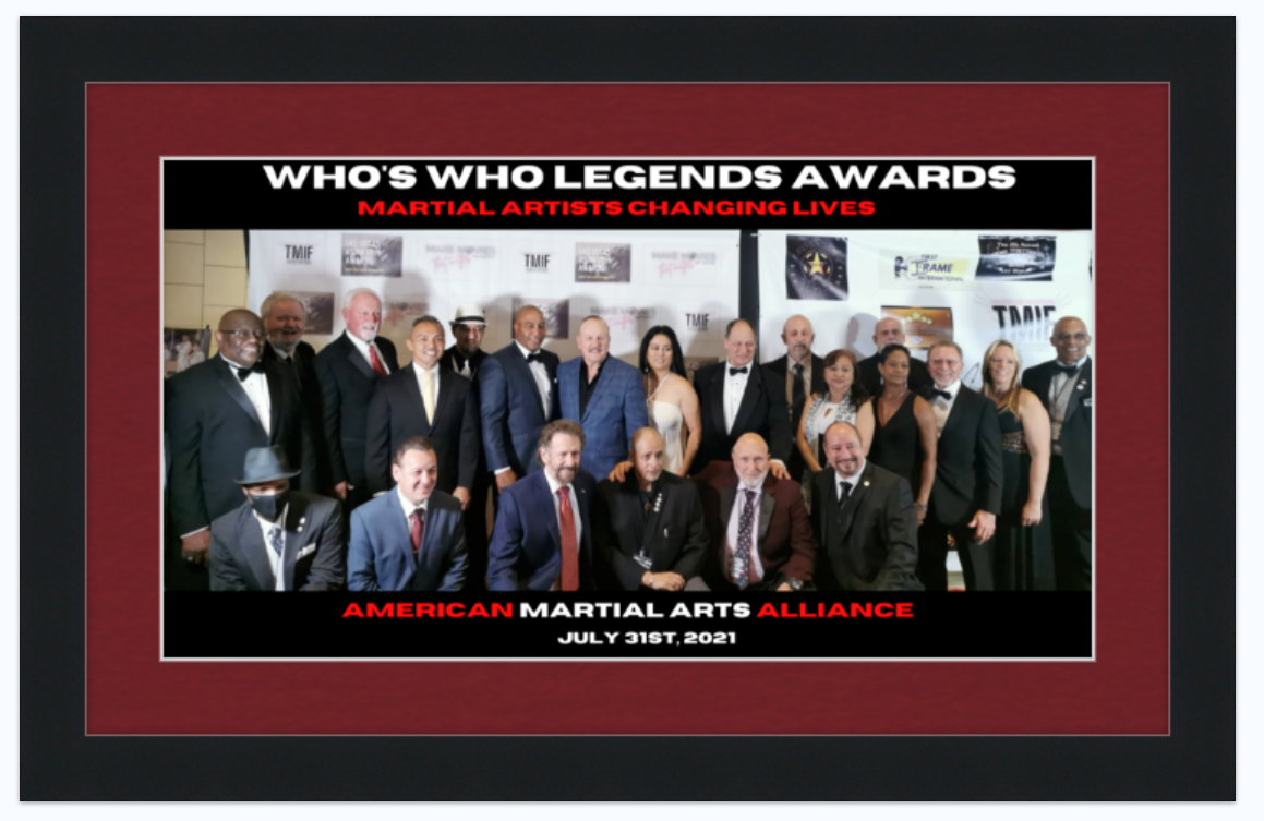 American Martial Arts Alliance 2021 Changing Lives group photo