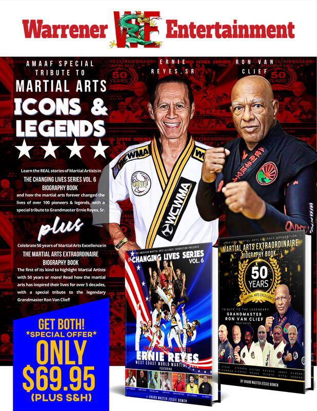 AMAA MARTIAL ARTS ICONS & LEGENDS BIOGRAPHY BOOKS