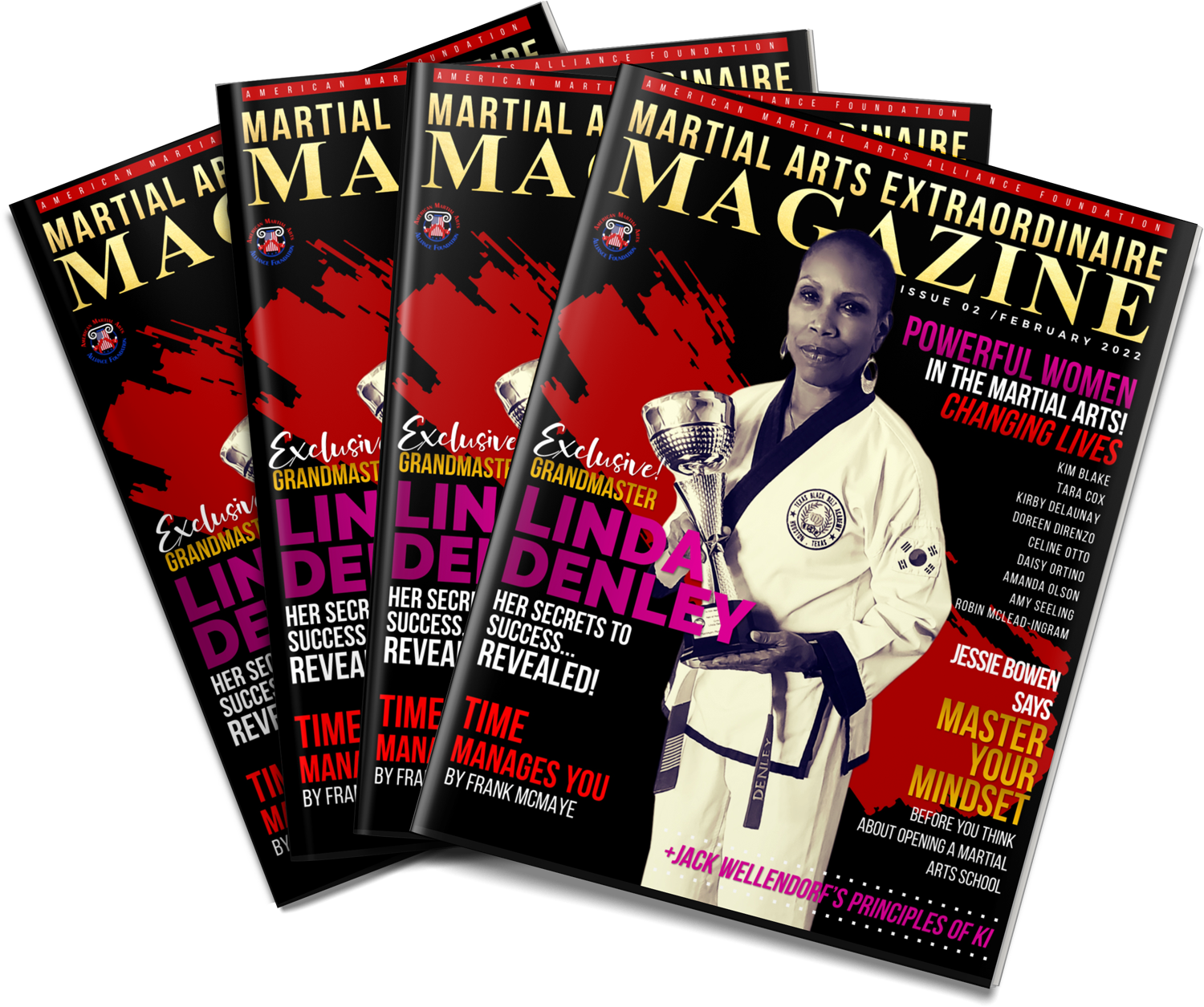 Signed copy - The Martial Arts Extraordinaire Magazine Linda Denley Edition, Printed Copy