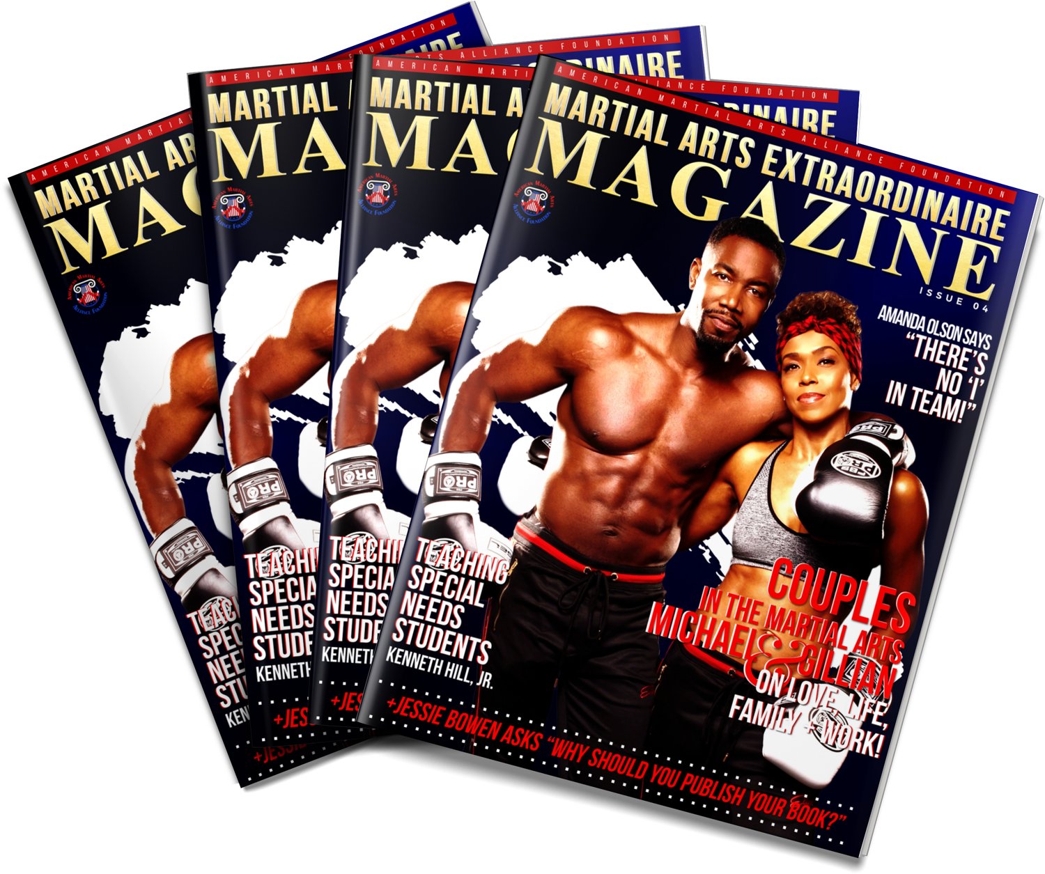 Michael Jai White Edition of The Martial Arts Extraordinaire Magazine, Printed Copy Monthly Subscription