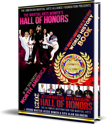 The Martial Arts Women's Hall of Honor and Action Martial Arts Magazine World History Book. Plus, the Online Awards Presentation MP4 Download.
