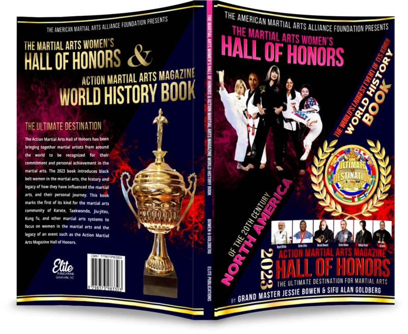 The Martial Arts Women's Hall of Honor and Action Martial Arts Magazine World History Book. Plus, the Online Awards Presentation MP4 Download.