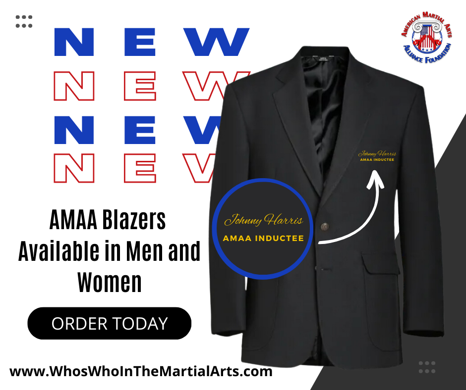 MEN - American Martial Arts Alliance Hall of Honors inductee Blazer (available to AMAA inductees only)