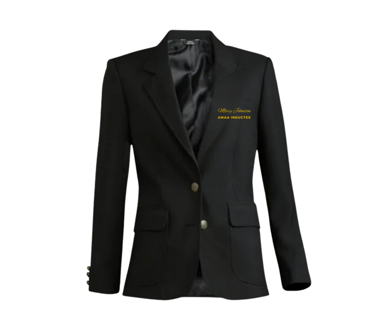 WOMEN - American Martial Arts Alliance Hall of Honors inductee Blazer (available to AMAA inductees only)