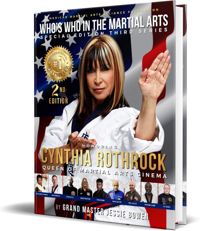 Signed Hardcover Copy - Who&#39;s Who in the Martial Arts: A Tribute to Cynthia Rothrock and Martial Arts Biography Book Edition #9