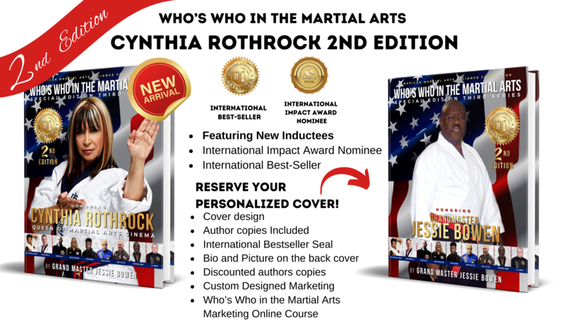 Personalized Cover - Who's Who in the Martial Arts Cynthia Rothrock Tribute Book