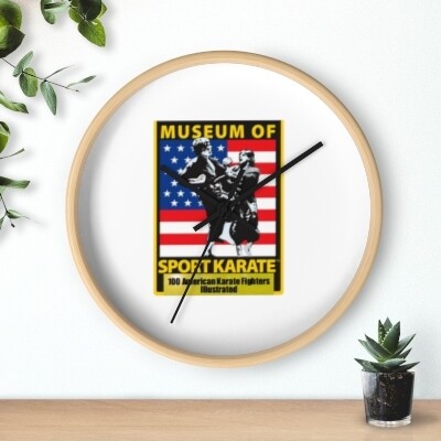 Sport Karate Museum Wall Clock