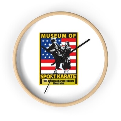 Sport Karate Museum Wall Clock