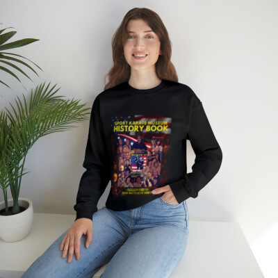 Sport Karate Museum History Book Unisex Heavy Blend™ Crewneck Sweatshirt