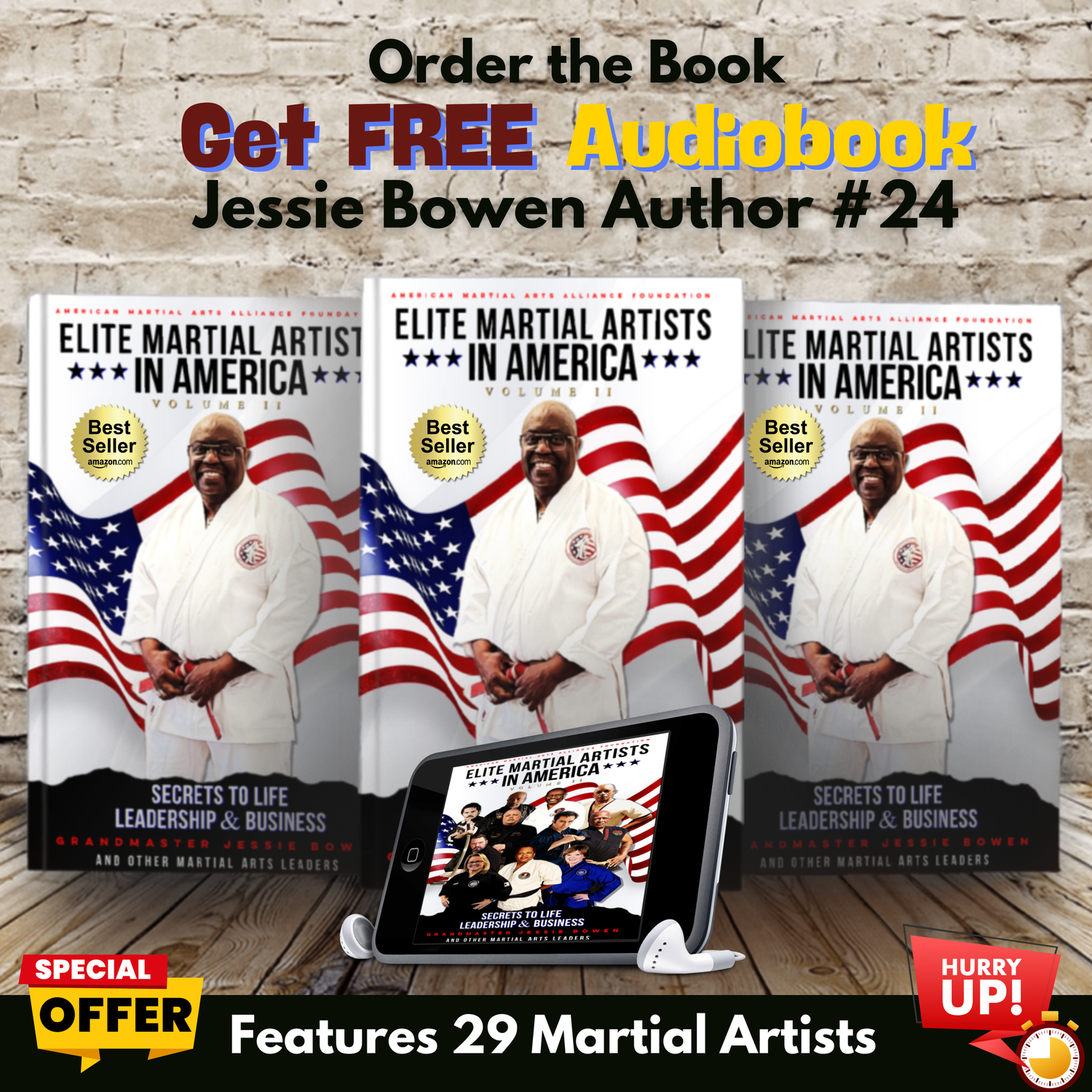 2024 Elite Martial Artists in America Compilation Jessie Bowen&#39;s Personal Cover (Paperback) &amp; Download Audiobook