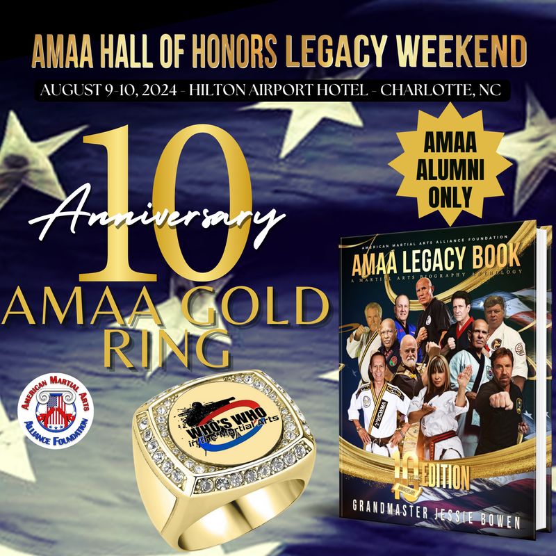 Who's Who in the Martial Arts 10th Anniversary Ring