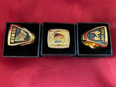 Who's Who in the Martial Arts 10th Anniversary Ring