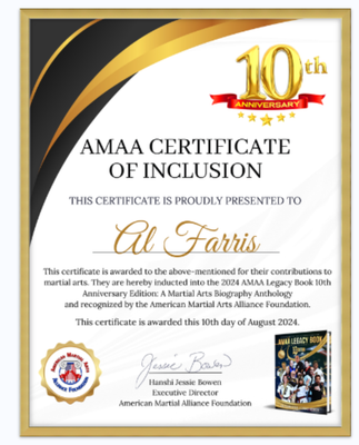 Framed Art - 2024 Framed Inclusion Certificate