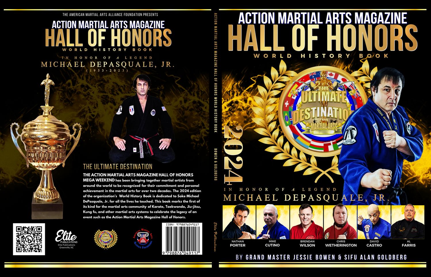 2024 Action Martial Arts Hall of Honors Biography Book - 5th Edition (Softcover)