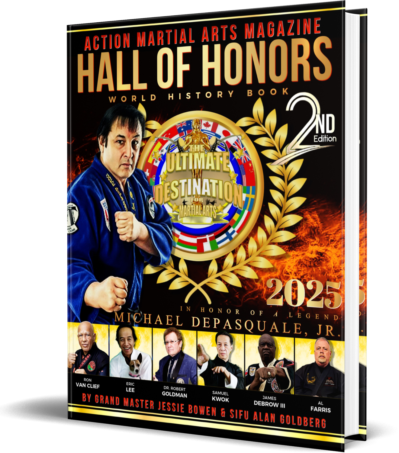 2025 Action Martial Arts Hall of Honors Biography Book - 5th Edition (Hardcover) Pre-Order