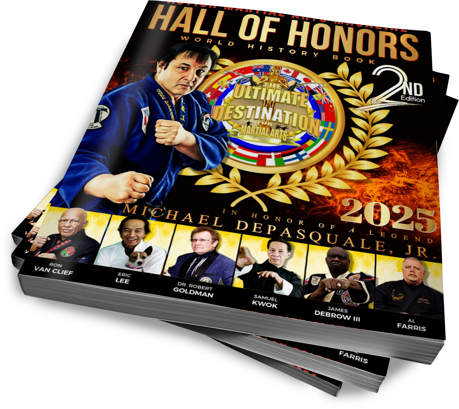2025 Action Martial Arts Hall of Honors Biography Book - 5th Edition (Softcover) Pre-Order