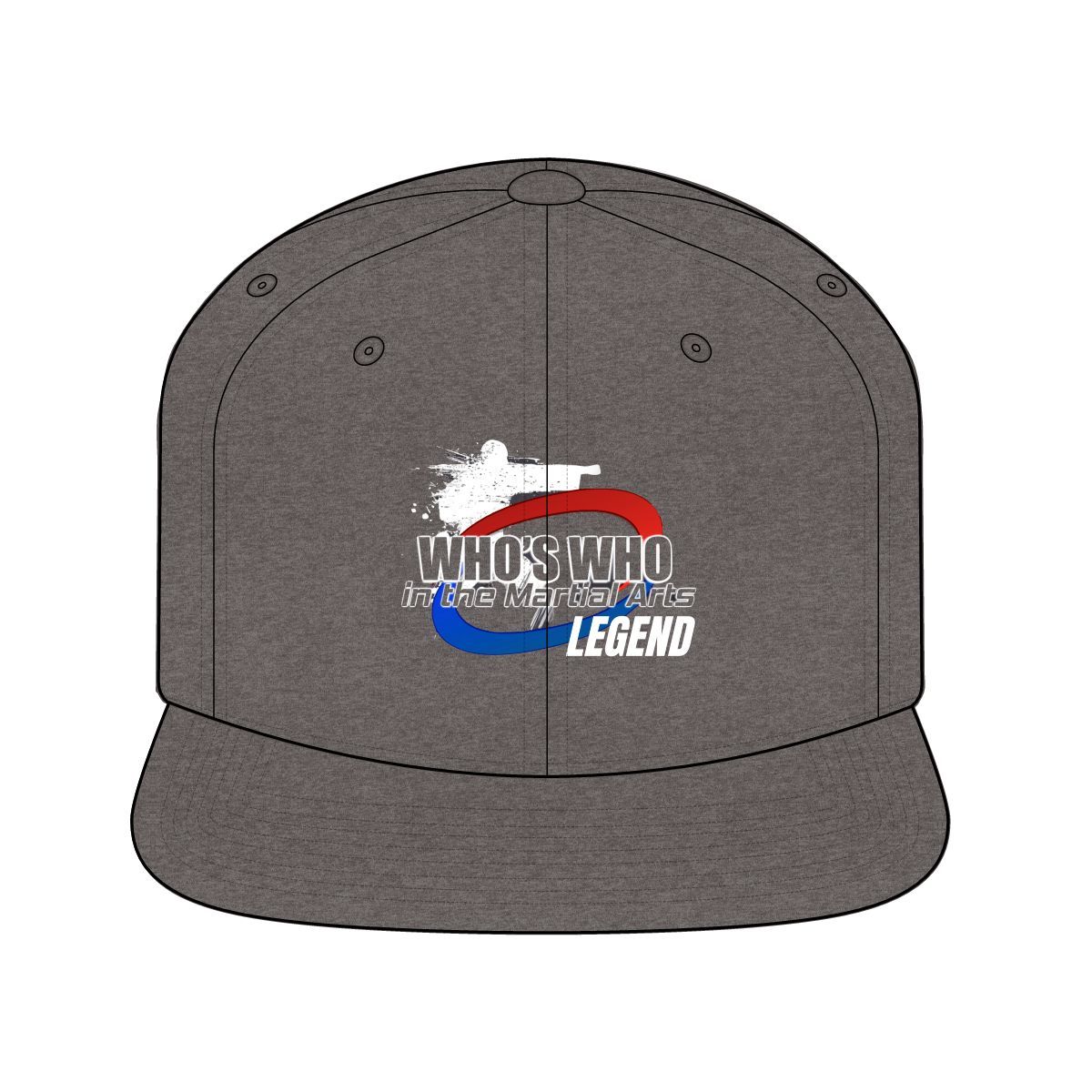 Martial Arts Legend Snapback Hat — &quot;Who&#39;s Who in the Martial Arts&quot; Logo