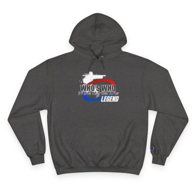 Champion Hoodie — &quot;Who&#39;s Who Legend&quot; Retro Racing Pullover