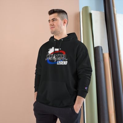 Champion Hoodie — "Who's Who Legend" Retro Racing Pullover