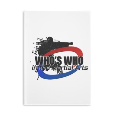 Martial Arts Legend Hardcover Notebook — "Who's Who in the Martial Arts" Puffy Cover