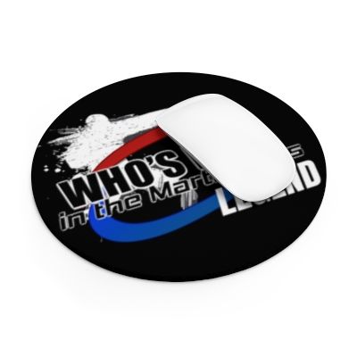 Martial Arts Legend Mouse Pad — "Who's Who in the Martial Arts" Desk Mat